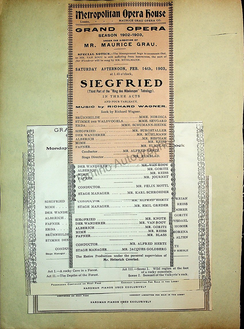 Opera Program Clip Album 1887-1919 - Image 12