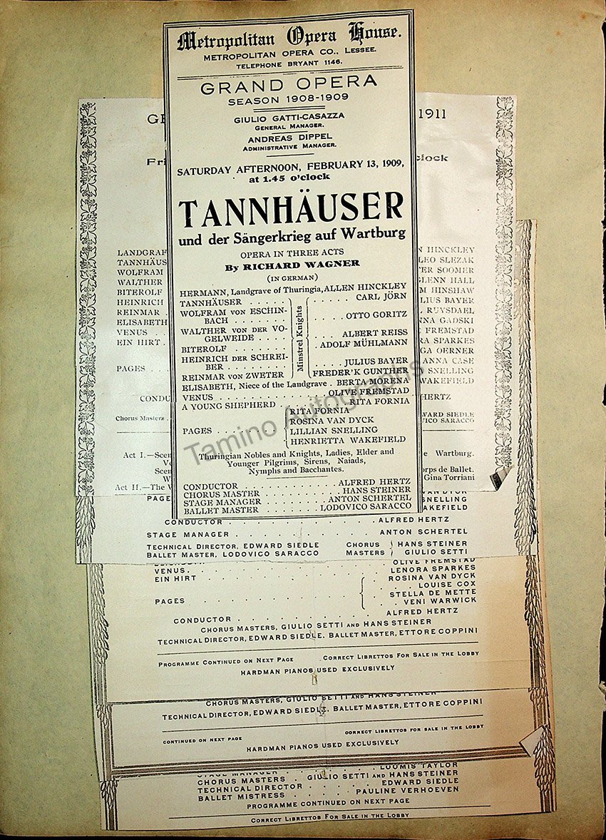 Opera Program Clip Album 1887-1919 - Image 21
