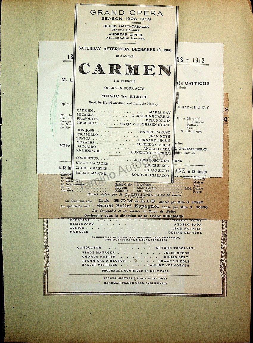 Opera Program Clip Album 1887-1919 - Image 39