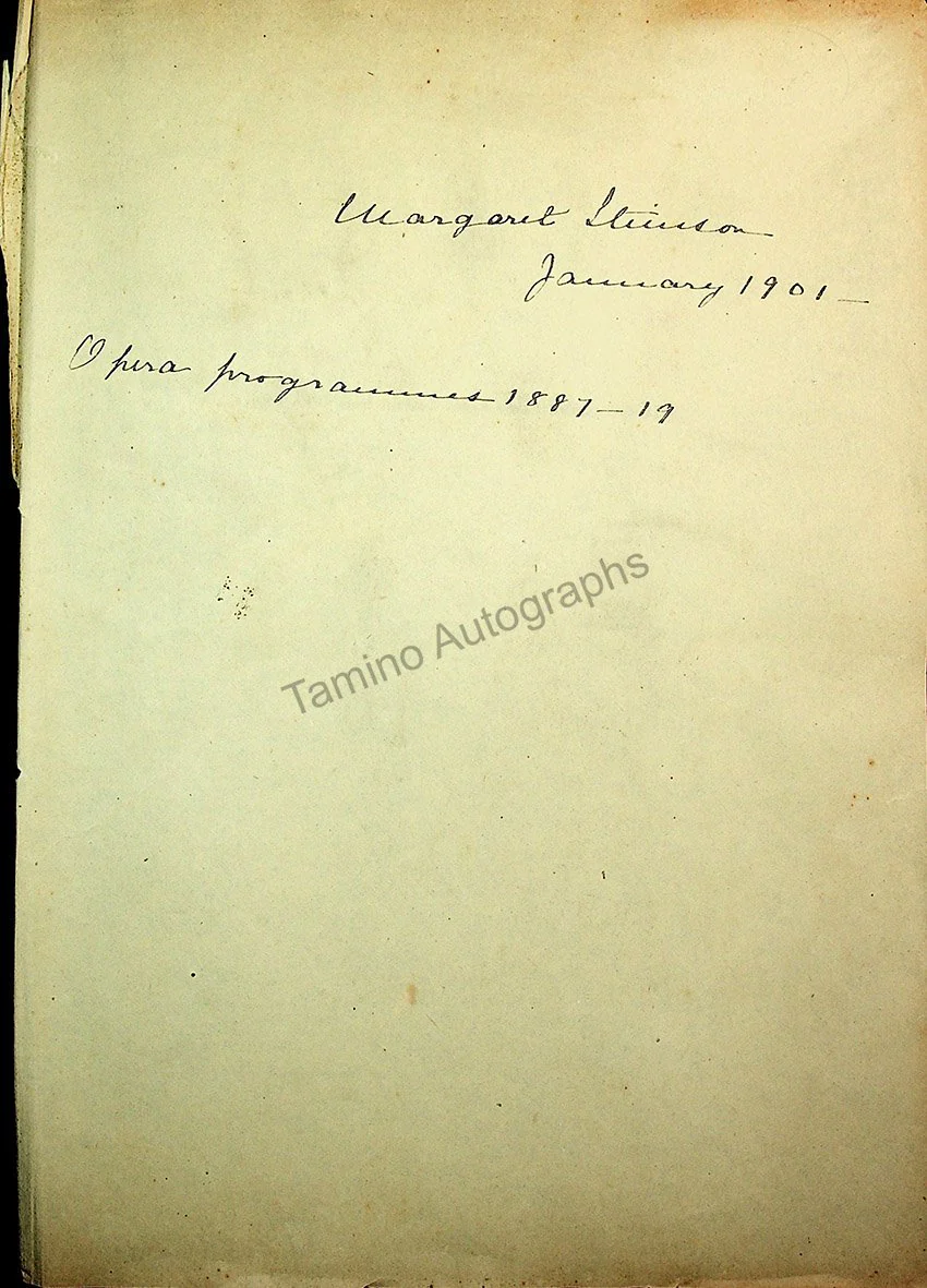 Opera Program Clip Album 1887-1919 - Image 4