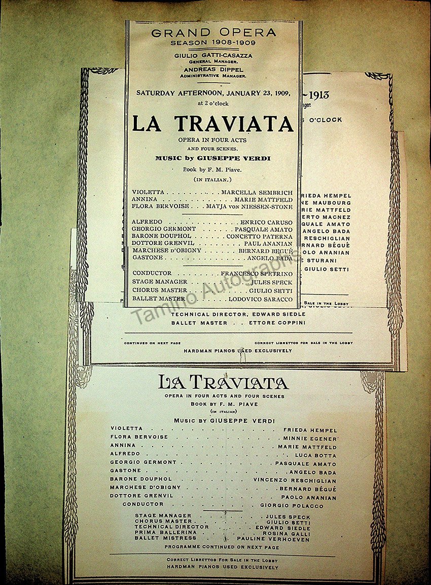 Opera Program Clip Album 1887-1919 - Image 43