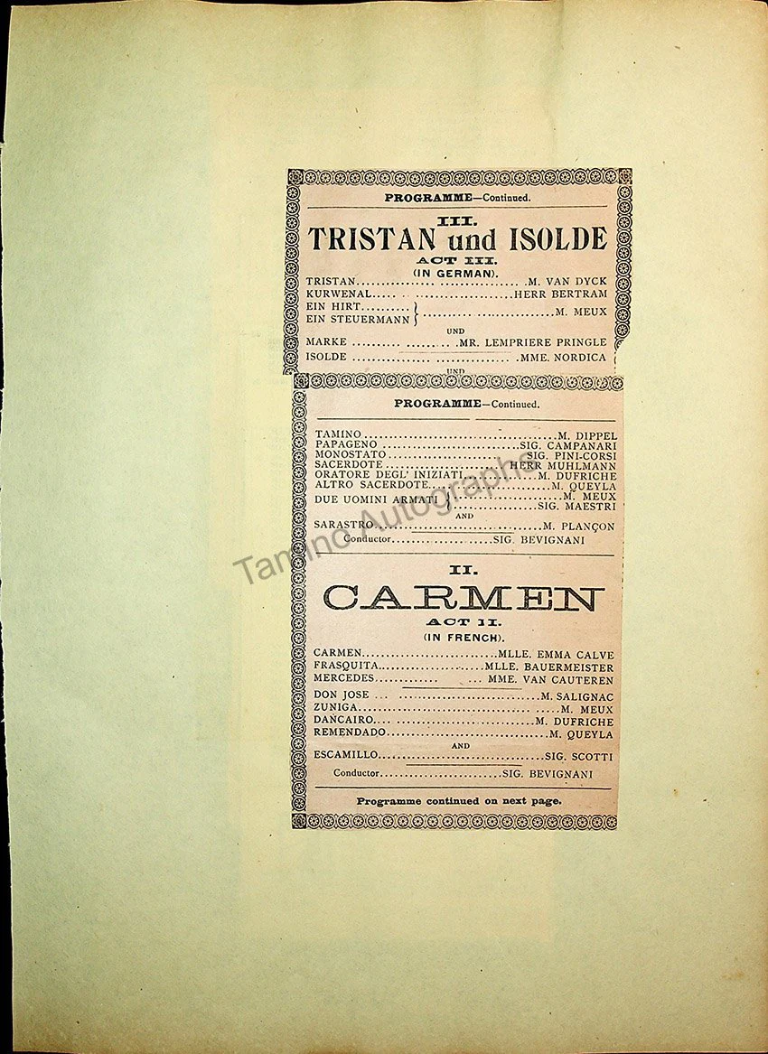 Opera Program Clip Album 1887-1919 - Image 45