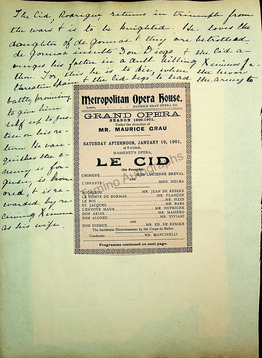 Opera Program Clip Album 1887-1919 - Image 46