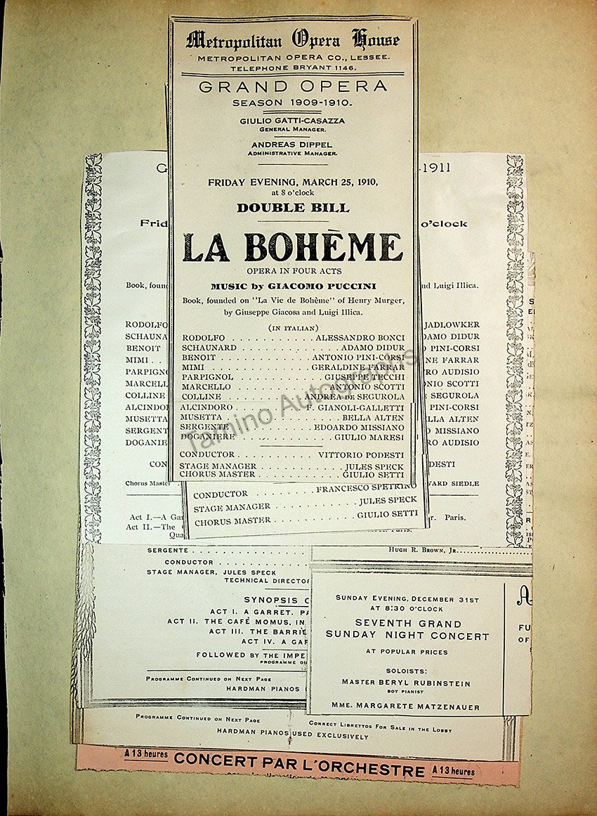 Opera Program Clip Album 1887-1919 - Image 47