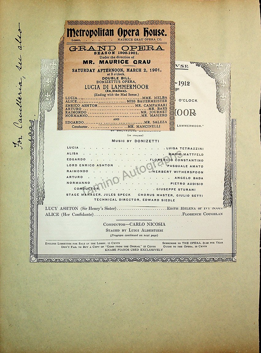 Opera Program Clip Album 1887-1919 - Image 48