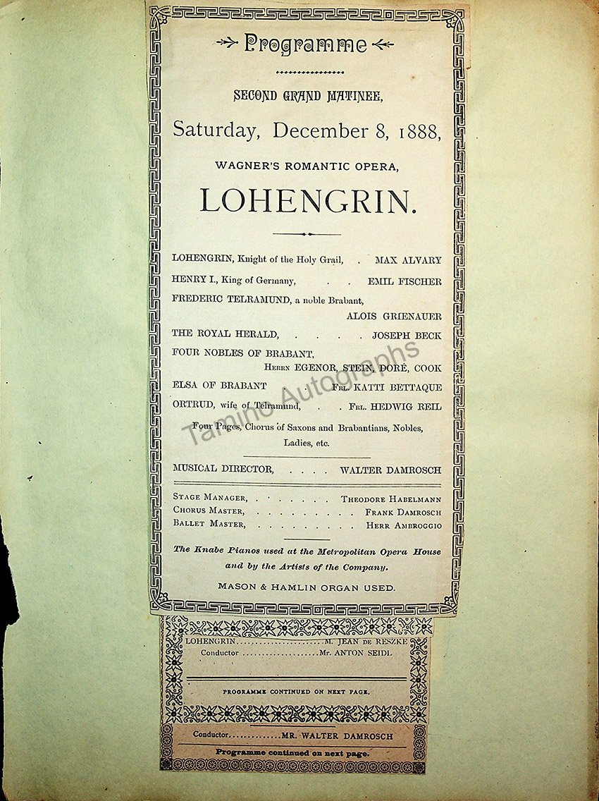 Opera Program Clip Album 1887-1919 - Image 5