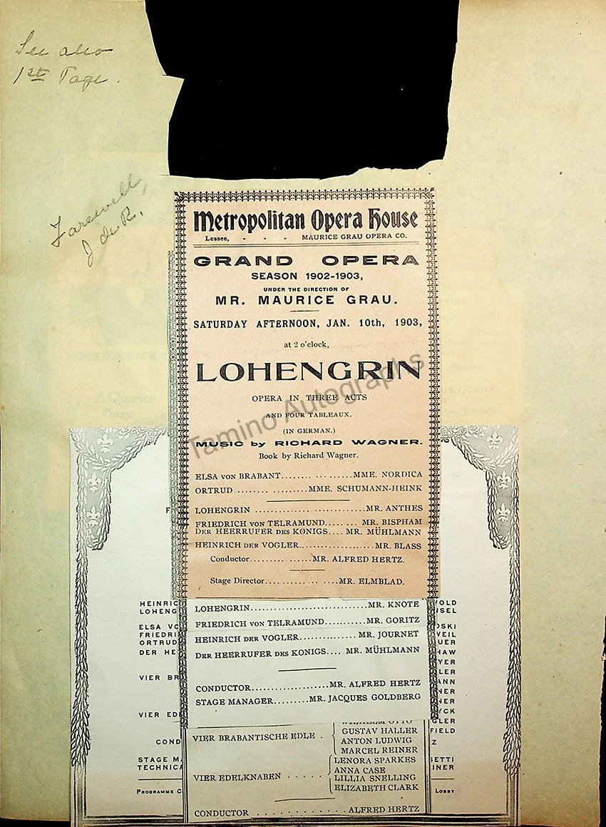 Opera Program Clip Album 1887-1919 - Image 52