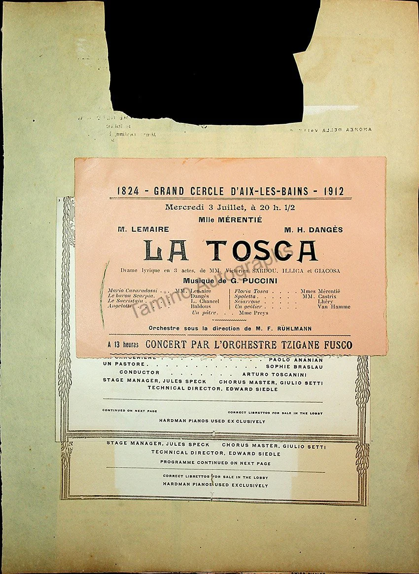 Opera Program Clip Album 1887-1919 - Image 53