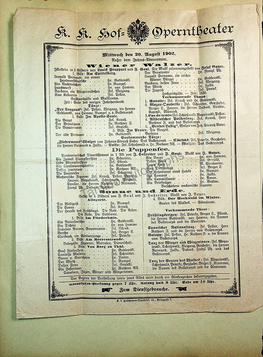 Opera Program Clip Album 1887-1919 - Image 60
