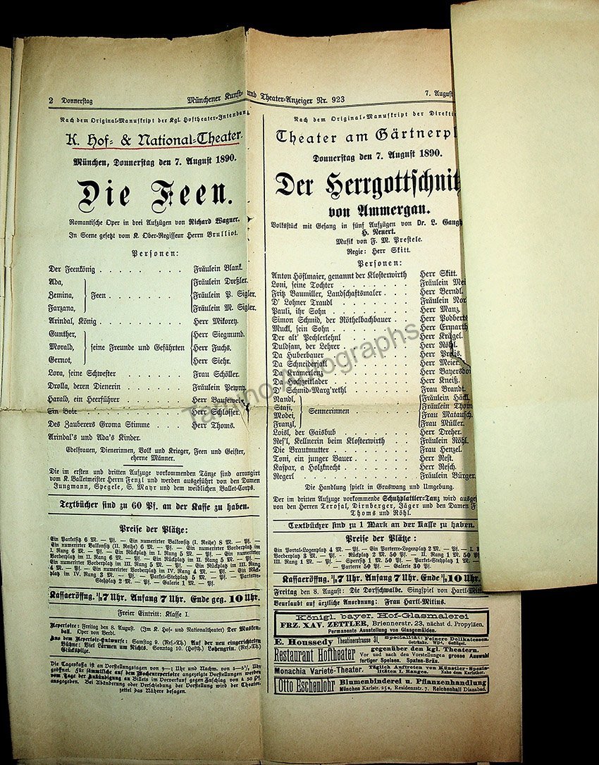 Opera Program Clip Album 1887-1919 - Image 64