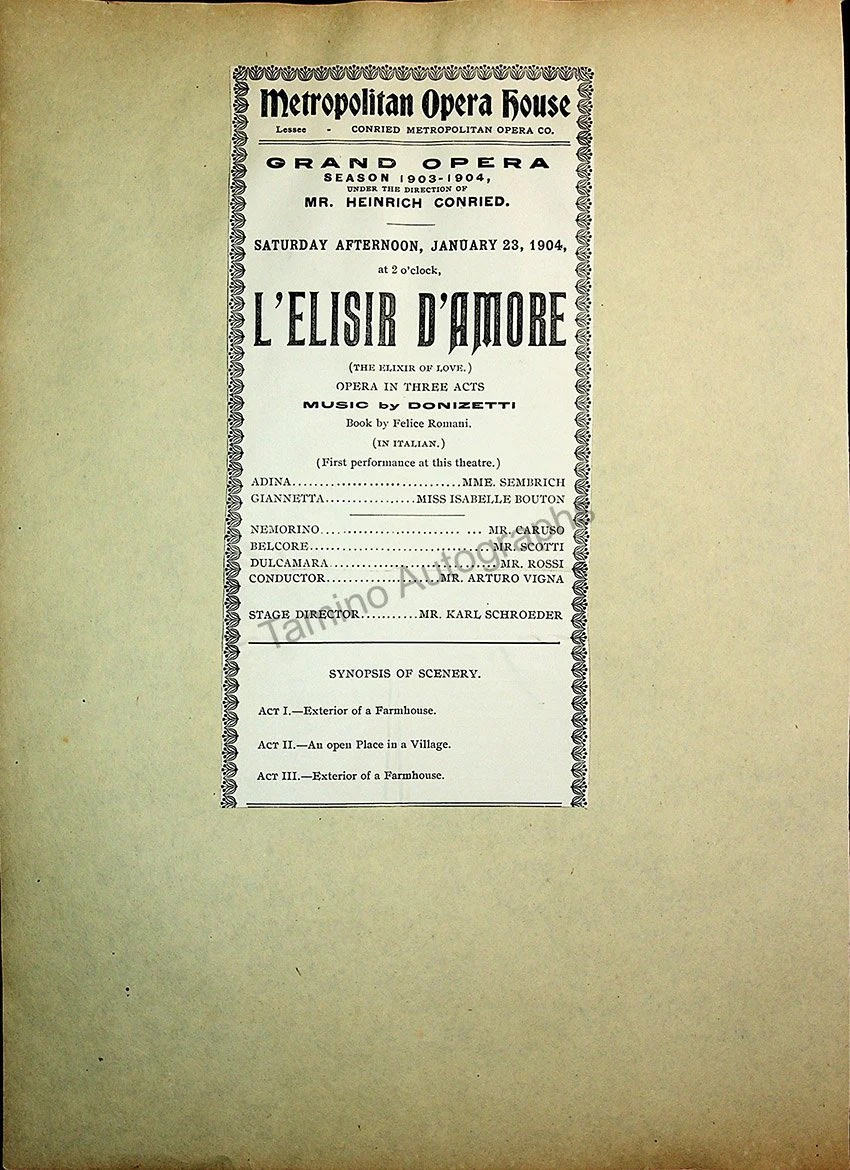 Opera Program Clip Album 1887-1919 - Image 70
