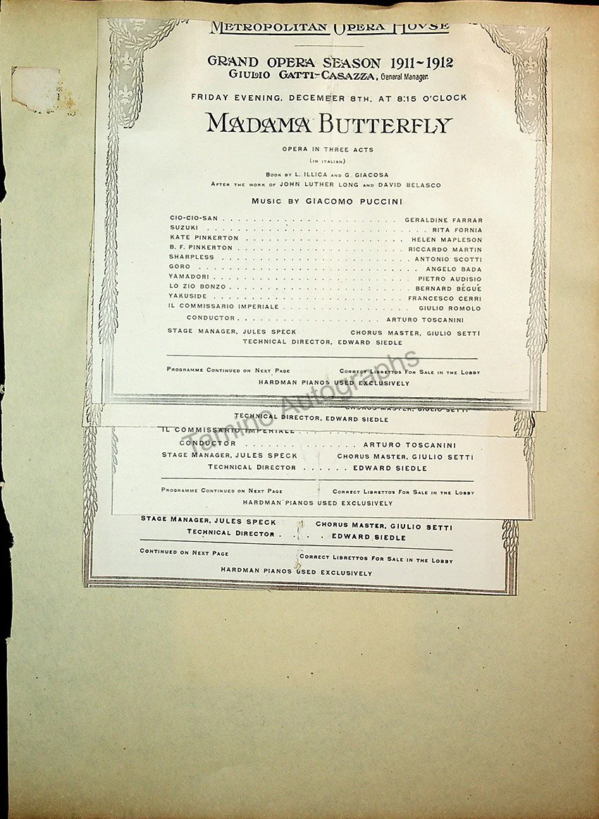 Opera Program Clip Album 1887-1919 - Image 79