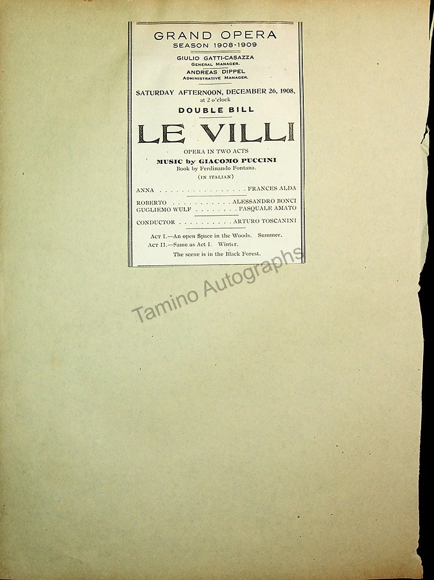 Opera Program Clip Album 1887-1919 - Image 86