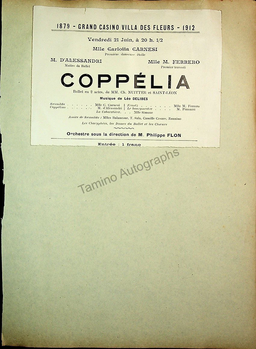 Opera Program Clip Album 1887-1919 - Image 92