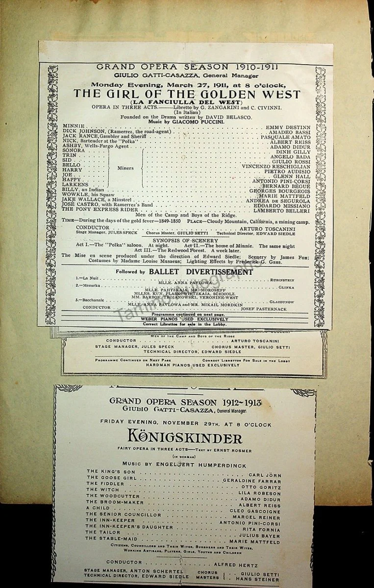 Opera Program Clip Album 1887-1919 - Image 95