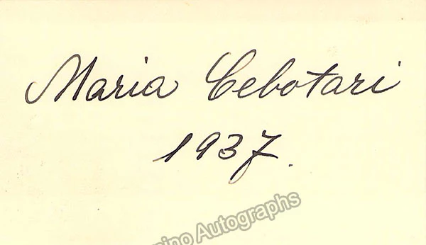 Opera Singers 1890s-1930s - Lot of 17 Signatures - Image 9