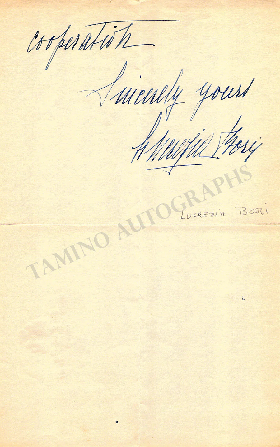 Opera Singers - Collection of 54 Autograph Letters to Steinway & Sons Pianos - Image 58