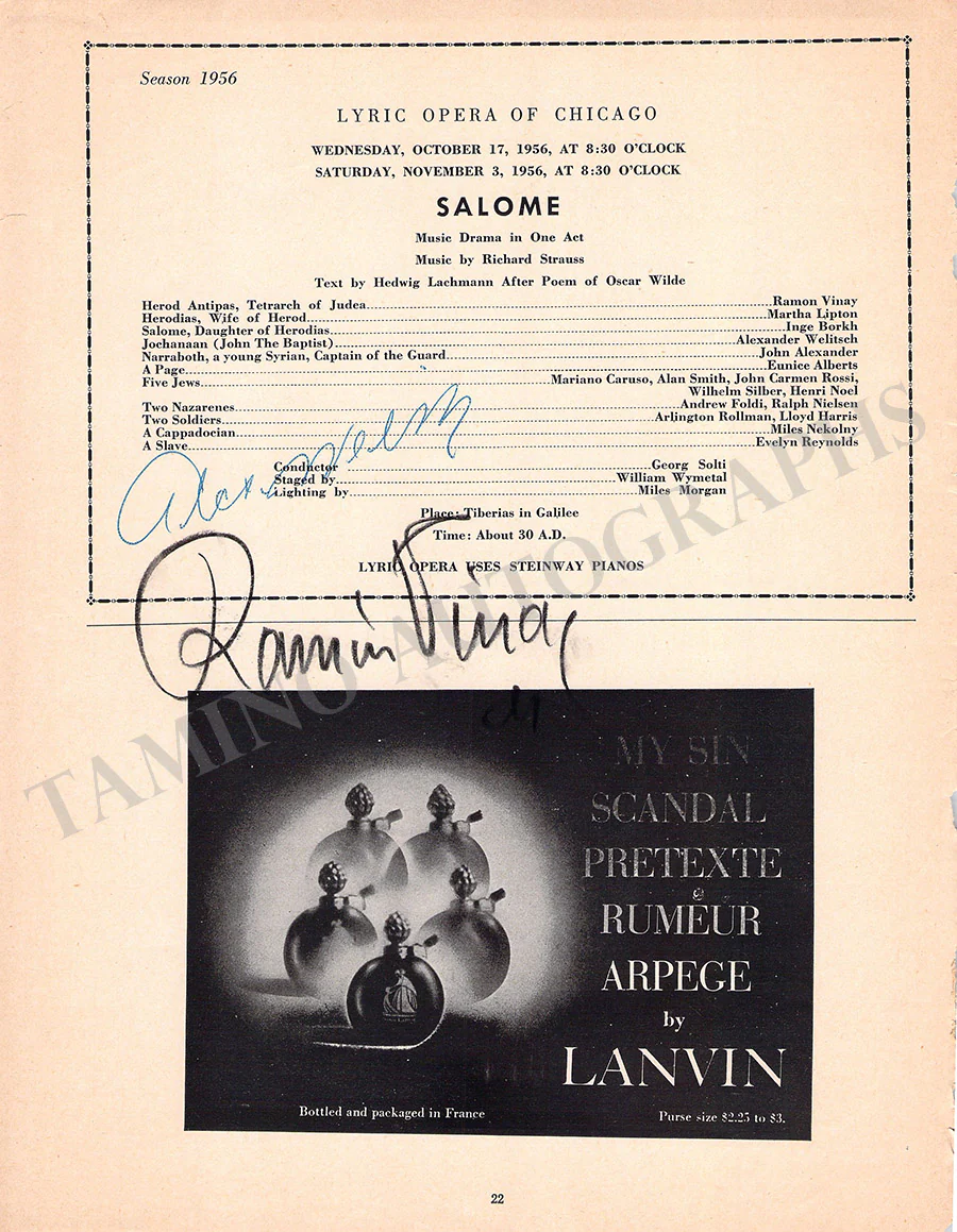 Opera Singers - Collection of 50+ Signed Cast Pages - Image 14