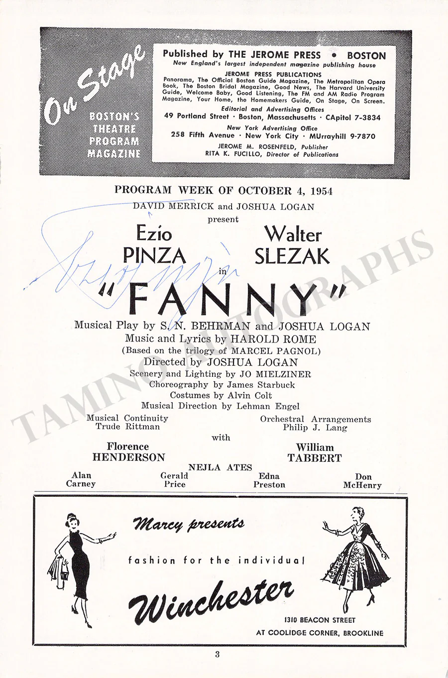 Opera Singers - Collection of 50+ Signed Cast Pages - Image 31