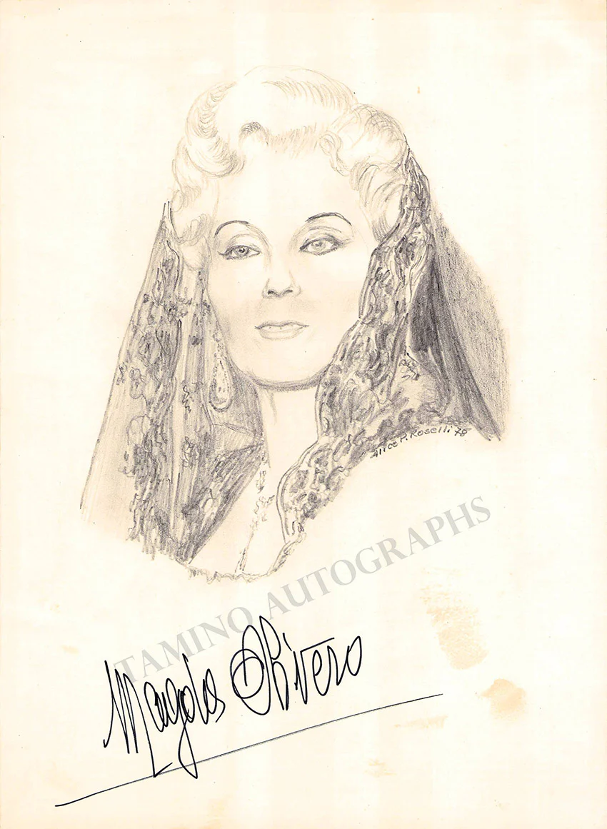 Opera Singers - Collection of 65 Signed Drawings - Image 27