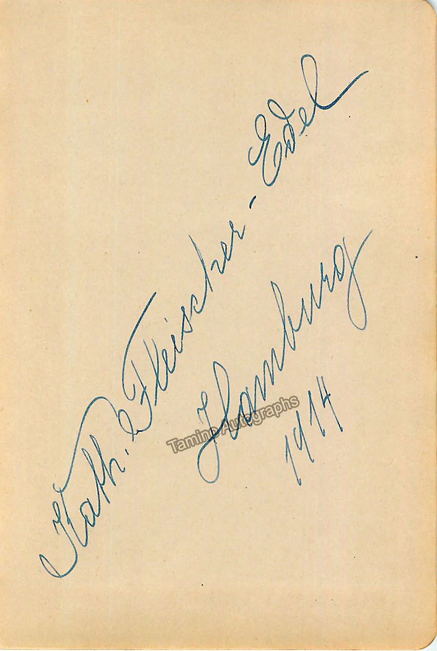 Opera Singers - Set of 6 Signed Album Pages - Image 5