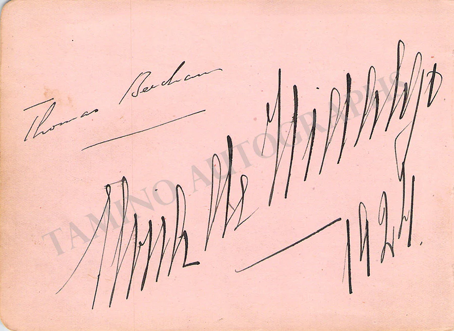 Opera Singers - Signatures Lot II 1910s-1930s - Image 13
