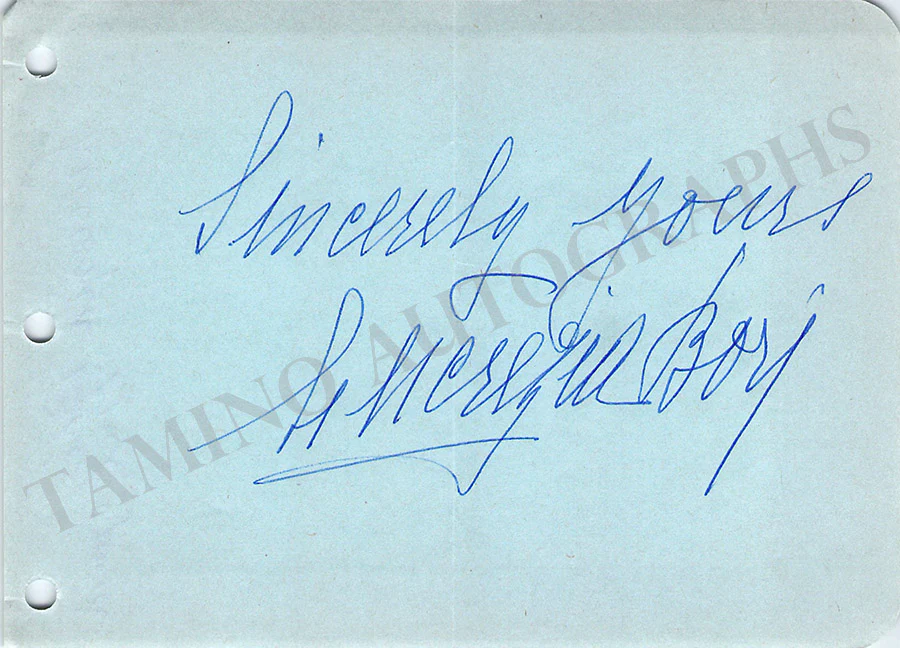 Opera Singers - Lot of 400+ Signed Album Pages - Image 114