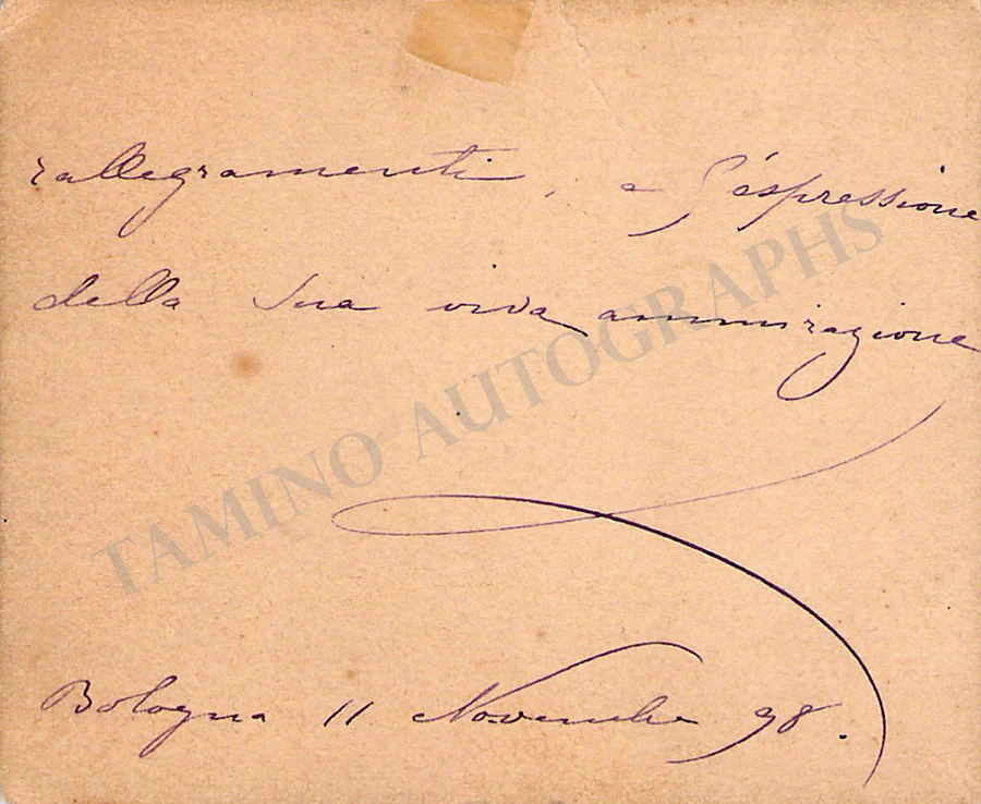Opera Singers - Signed Vintage Visiting Cards I (A - D) - Image 22