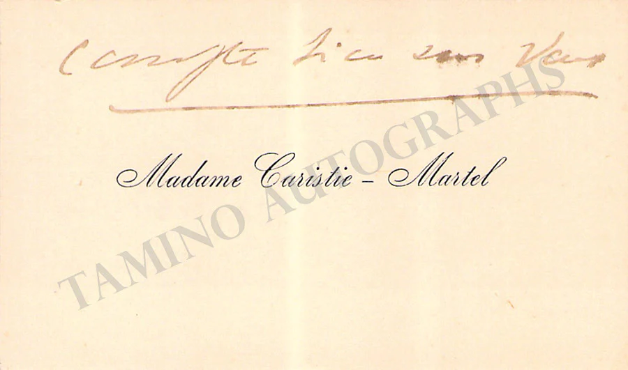 Opera Singers - Signed Vintage Visiting Cards I (A - D) - Image 35