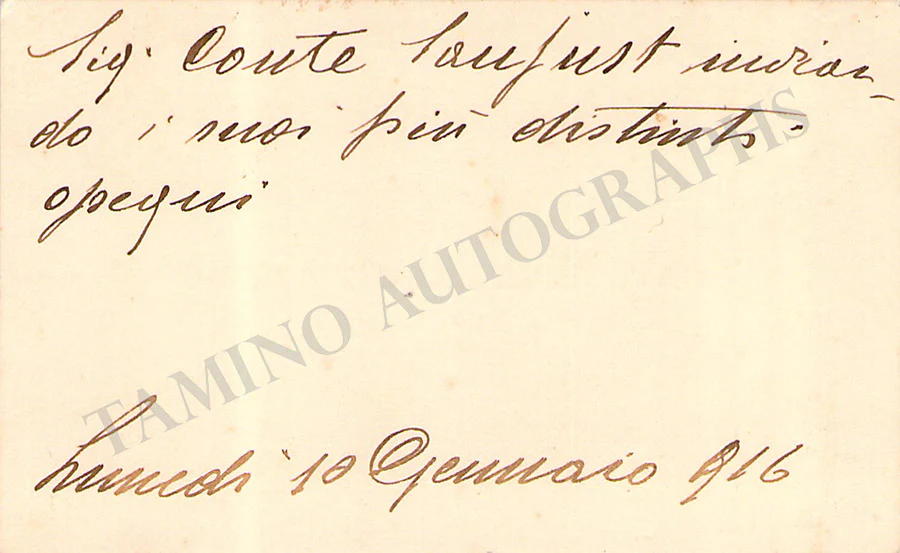 Opera Singers - Signed Vintage Visiting Cards I (A - D) - Image 48