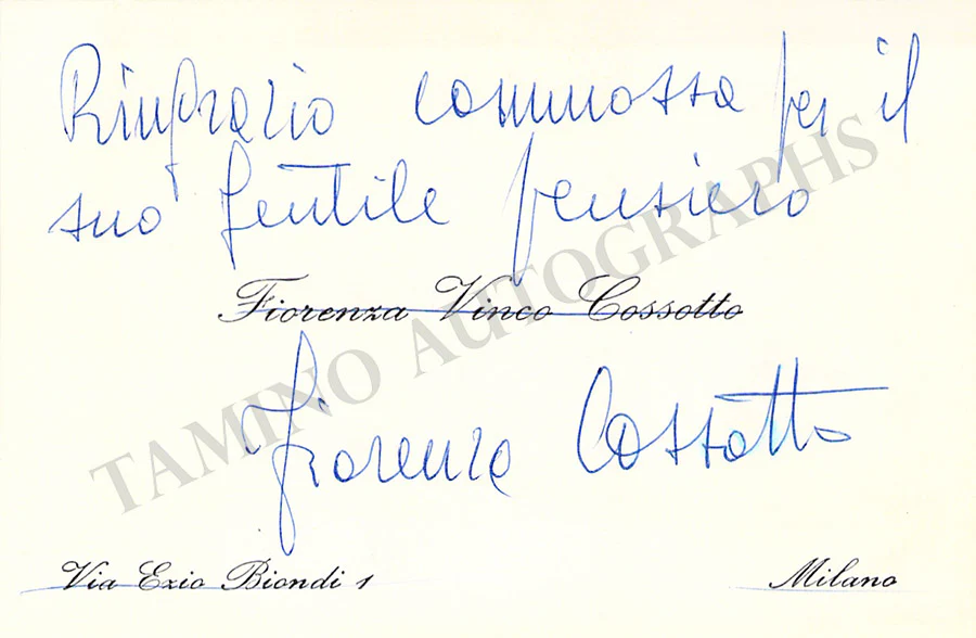 Opera Singers - Signed Vintage Visiting Cards I (A - D) - Image 69
