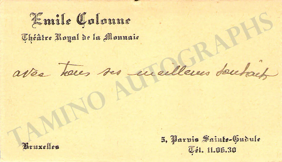 Opera Singers - Signed Vintage Visiting Cards I (A - D) - Image 79