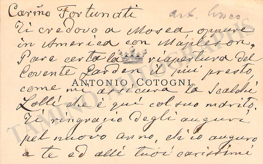 Opera Singers - Signed Vintage Visiting Cards I (A - D) - Image 84