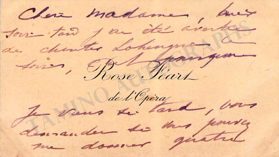Opera Singers - Signed Vintage Visiting Cards (E - H) - Image 10