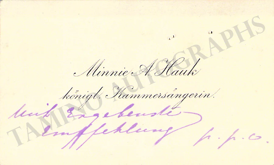 Opera Singers - Signed Vintage Visiting Cards (E - H) - Image 103