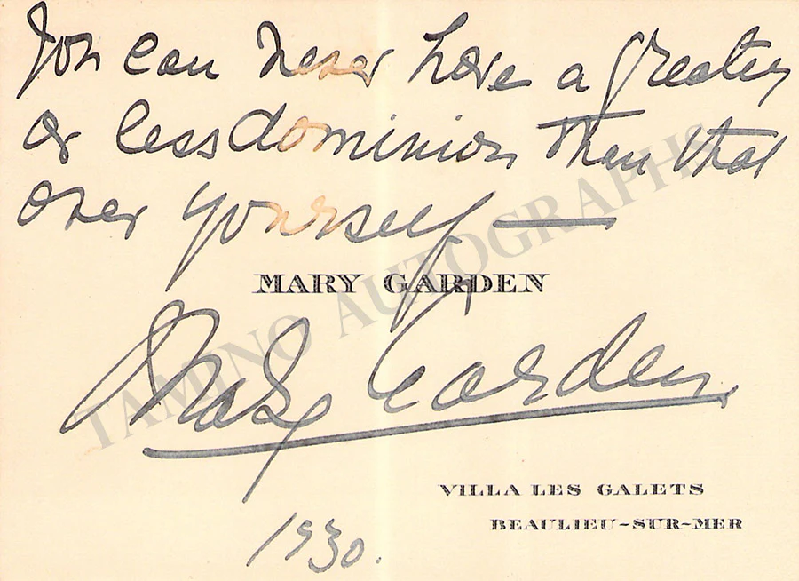 Opera Singers - Signed Vintage Visiting Cards (E - H) - Image 16