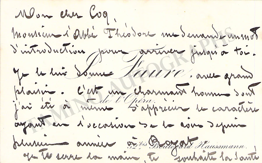 Opera Singers - Signed Vintage Visiting Cards (E - H) - Image 22