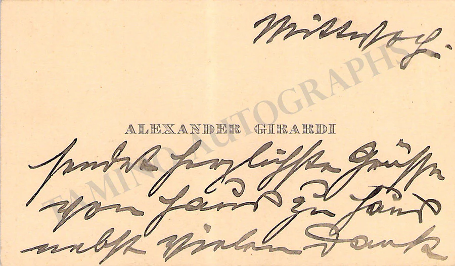 Opera Singers - Signed Vintage Visiting Cards (E - H) - Image 27