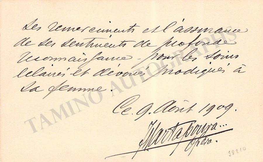 Opera Singers - Signed Vintage Visiting Cards (E - H) - Image 3