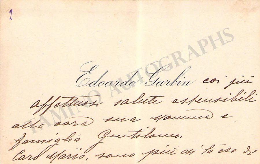 Opera Singers - Signed Vintage Visiting Cards (E - H) - Image 31
