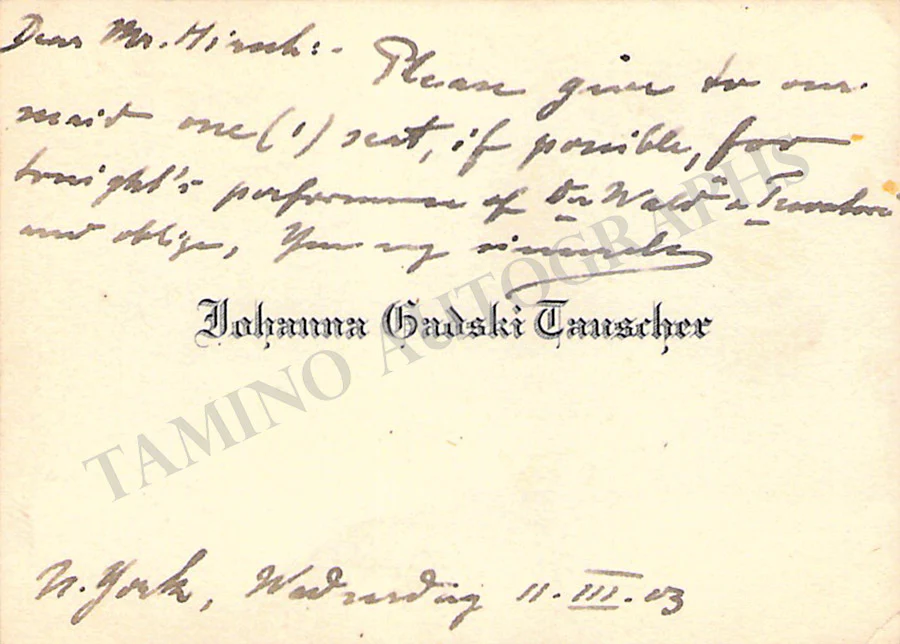 Opera Singers - Signed Vintage Visiting Cards (E - H) - Image 37
