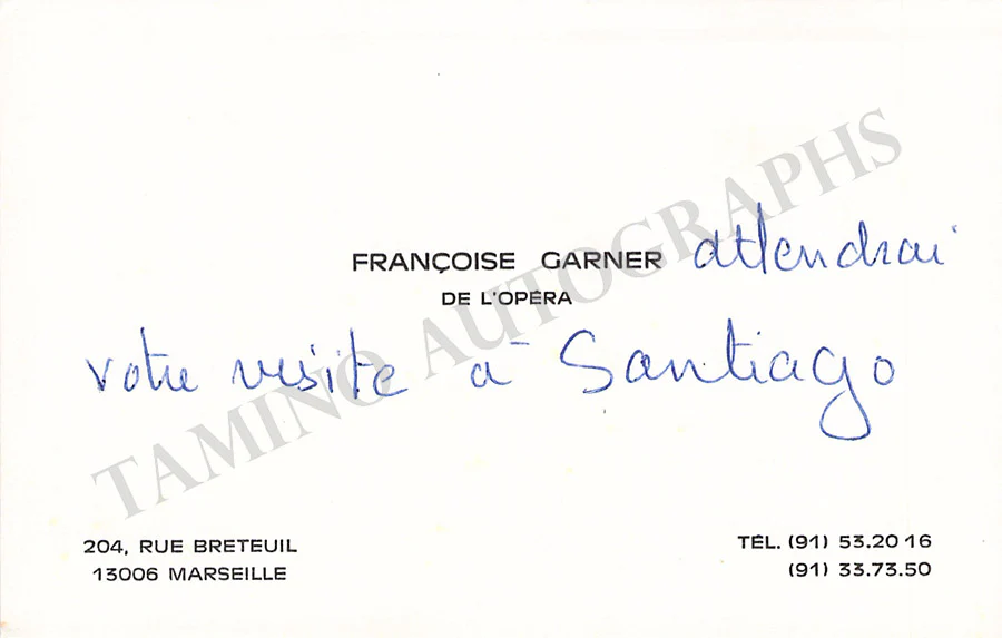 Opera Singers - Signed Vintage Visiting Cards (E - H) - Image 38