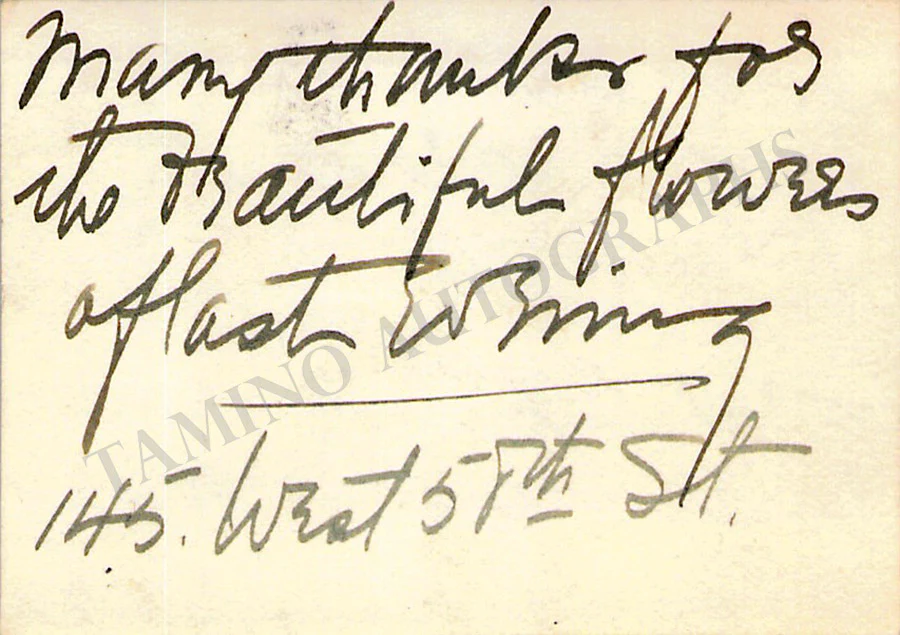 Opera Singers - Signed Vintage Visiting Cards (E - H) - Image 44