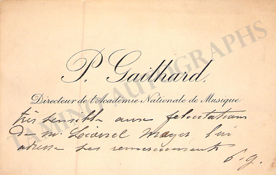 Opera Singers - Signed Vintage Visiting Cards (E - H) - Image 52