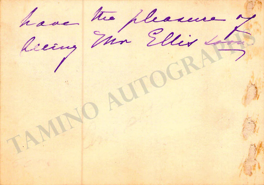 Opera Singers - Signed Vintage Visiting Cards (E - H) - Image 55