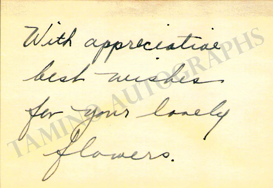 Opera Singers - Signed Vintage Visiting Cards (E - H) - Image 60
