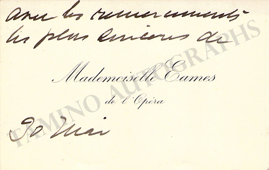 Opera Singers - Signed Vintage Visiting Cards (E - H) - Image 62