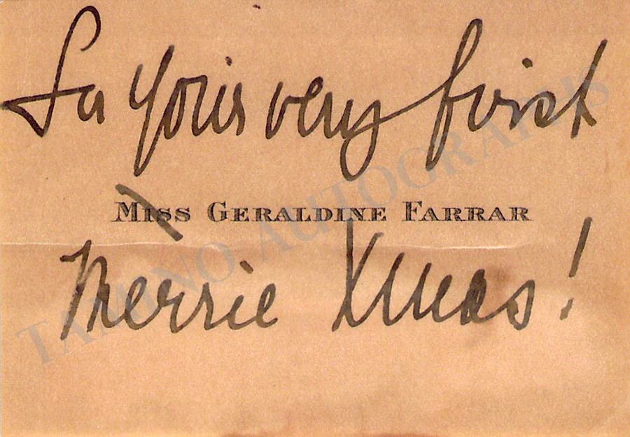 Opera Singers - Signed Vintage Visiting Cards (E - H) - Image 66
