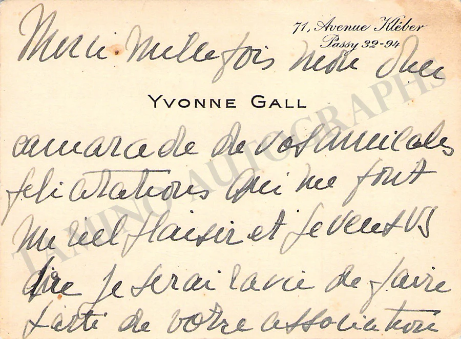Opera Singers - Signed Vintage Visiting Cards (E - H) - Image 71