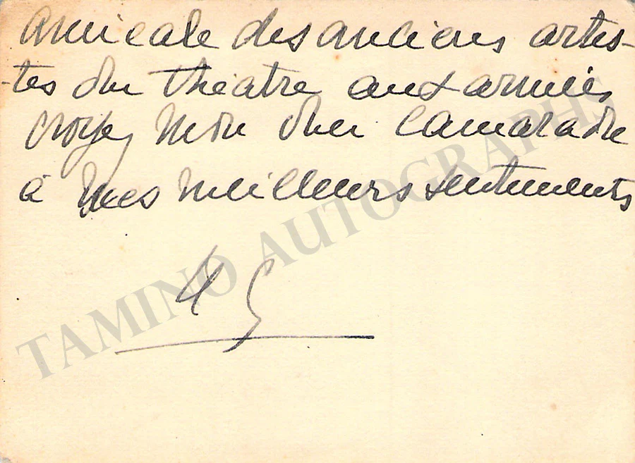 Opera Singers - Signed Vintage Visiting Cards (E - H) - Image 72